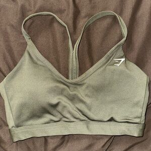 Gymshark Army Green Sports Bra